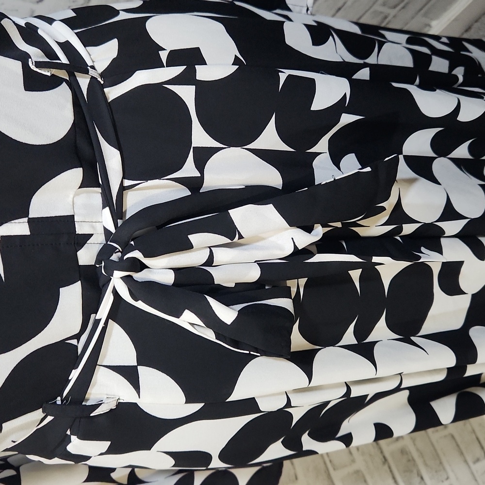 Worthington SZ 12 Black/White Dress - Picture 6 of 12
